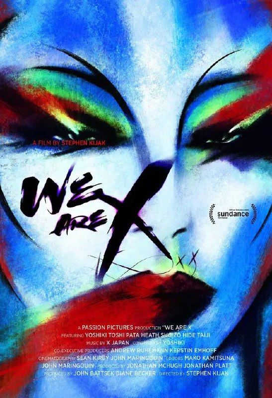 《我们是X(we are x)》豆瓣评分：9.2分(少数群体的人生派对！这是一场人生的洗礼，表面上是日本传奇乐队x-japan美国🗽纽约麦迪逊花园演唱会纪录片，却包含了一个时代怪咖们的那种单纯和真挚！少数群体和世界🌍的对抗，征服全世界，让少数变成多数的能力！是那个时代的魔力！是一个时代腾飞的印记！是震惊了全世界的力量💪 )