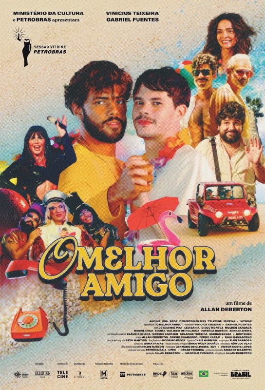 #最好的朋友 O Melhor Amigo (2024)导演: #阿伦·戴伯通编剧: #安德烈·阿劳霍 / Otavio Chamorro / Raul Damasceno主演: #克劳迪亚·奥阿纳 / Gretchen / Gabriel Fuentes / Mateus Carrieri / Solange Teixeira类型: #爱情 / #同性制片国家/地区: #巴西语言: 葡萄牙语上映日期: 2024-11-18(Mix Brasil) / 2025(未定)片长: 93分钟又名: 最好的朋友 O Melhor Amigo (2024) / The Best FriendIMDb: tt11826260IMDb评分：6.4剧情简介：两位挚友五年后重逢